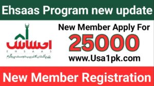 ehsaas program online registration 2024